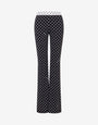 Printed technical jersey pants