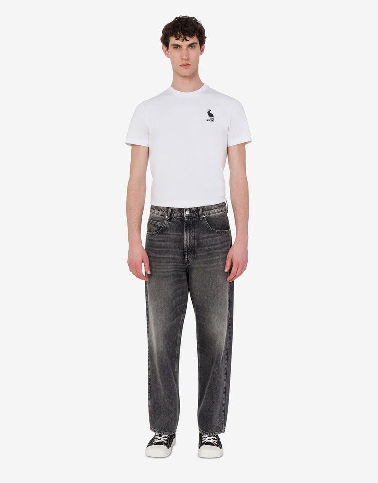 Pantalones vaqueros Gris Love Moschino 1