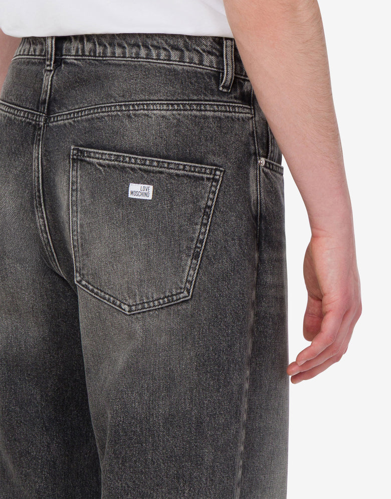 Pantalones vaqueros Gris Love Moschino 4
