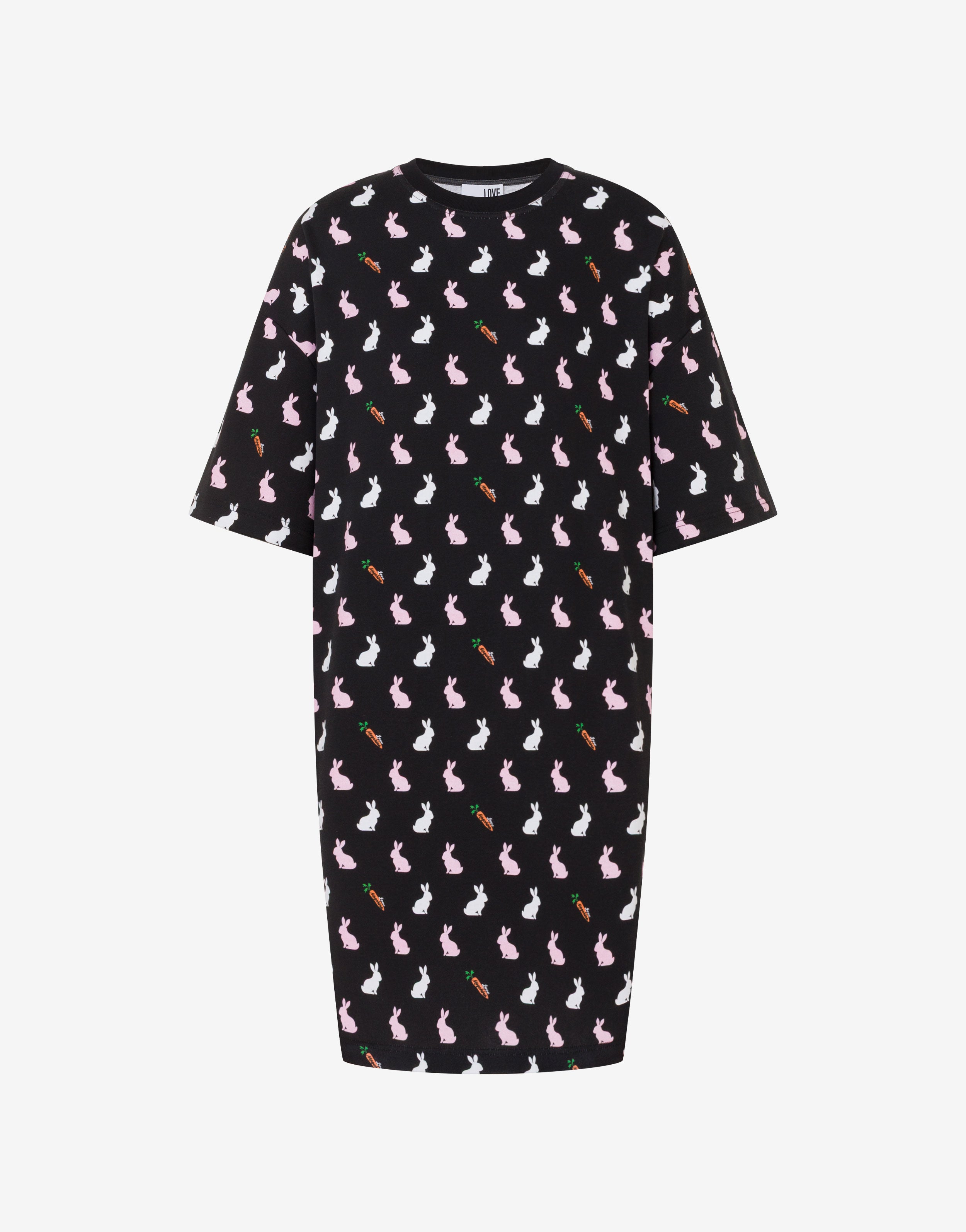 Vestido de algodón grueso estampado