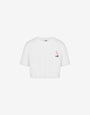 Embroidered cotton jersey T-shirt