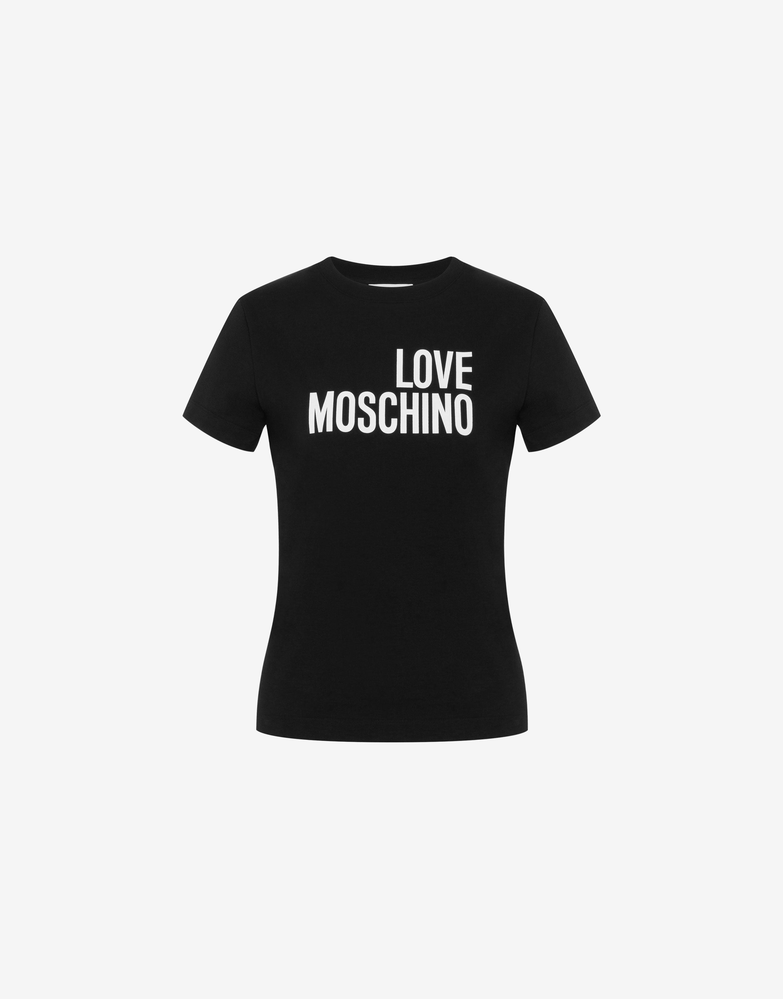Camiseta de jersey de algodón estampada