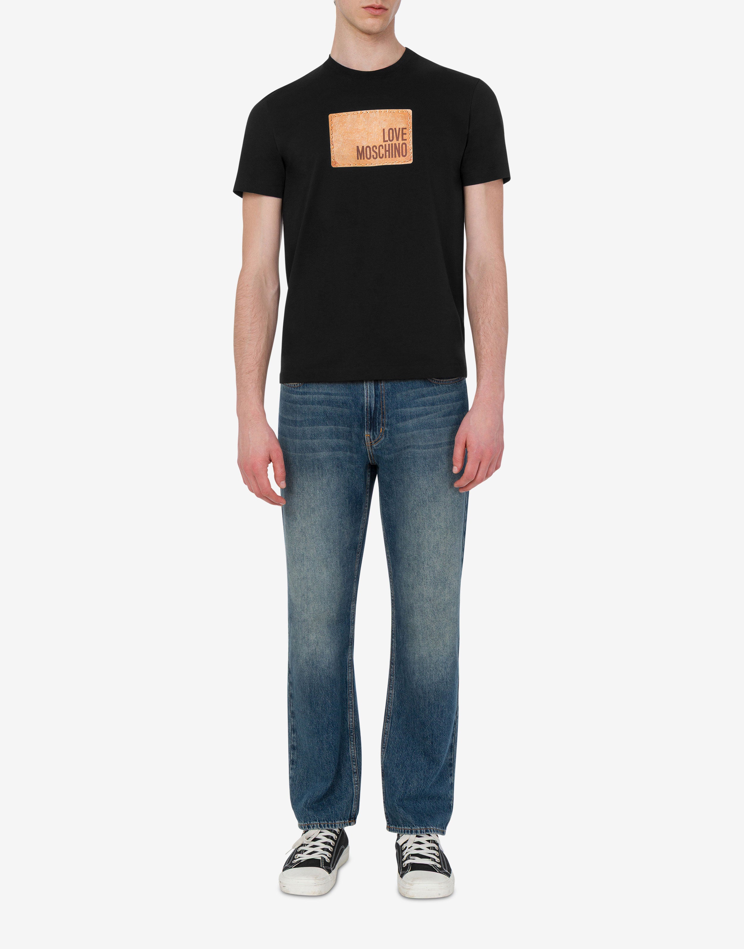 Printed cotton jersey T-shirt Love Moschino | Moschino