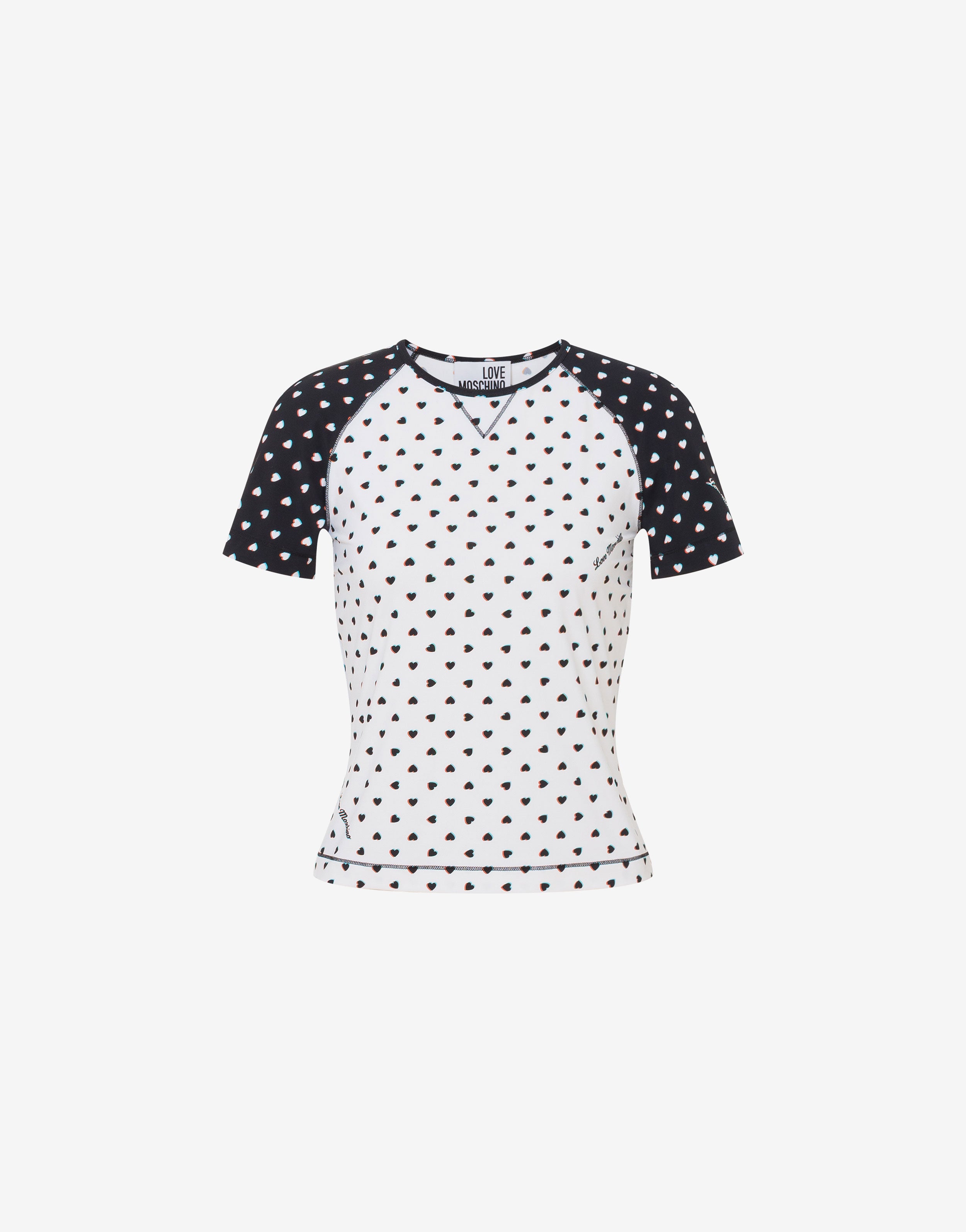 Camiseta de jersey técnico estampada