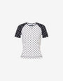 Printed technical jersey T-shirt
