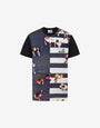 Printed cotton jersey T-shirt