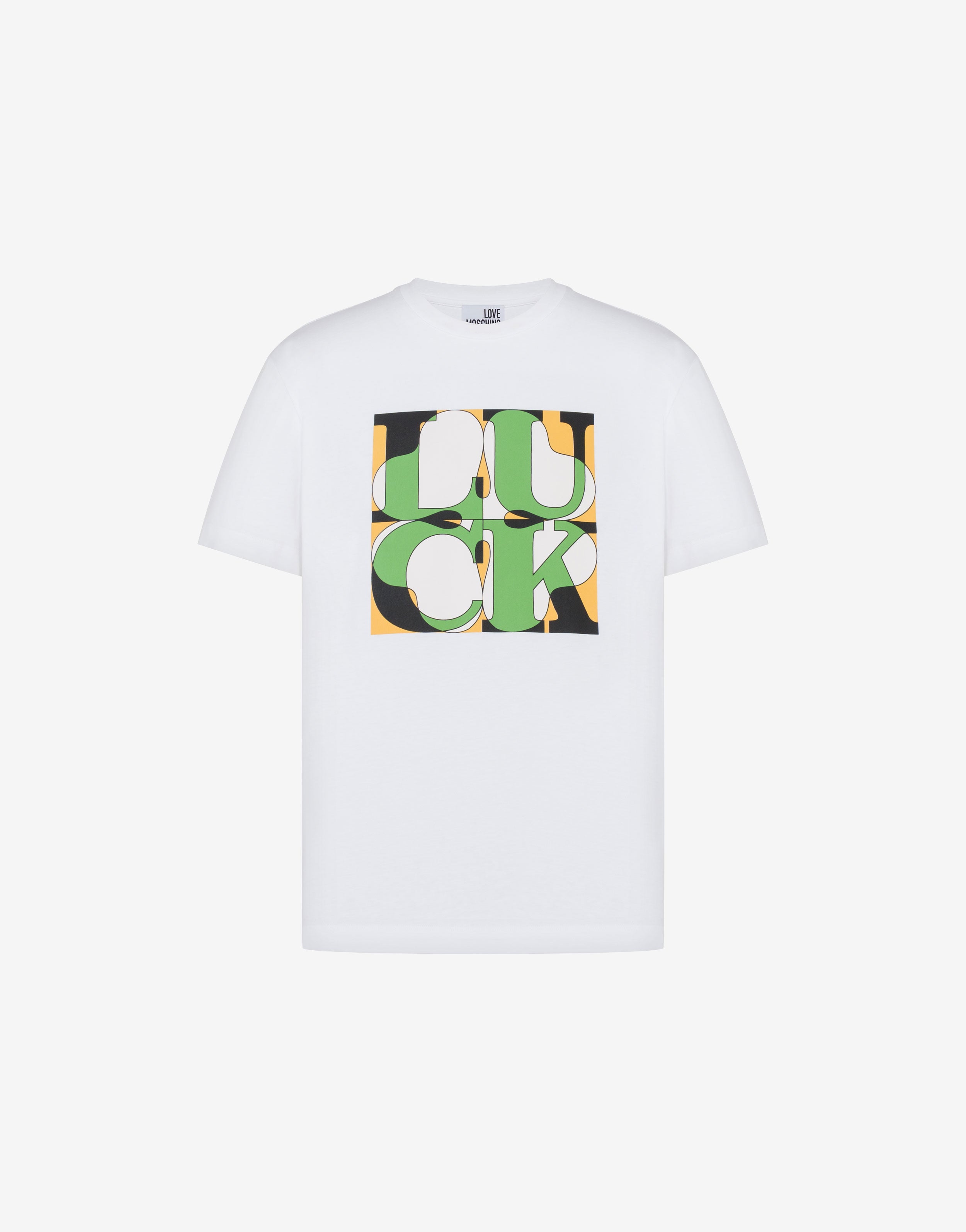 Camiseta de jersey de algodón estampada