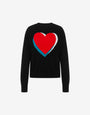 Inlaid cotton and cashmere sweater