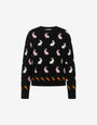 Extra-fine wool intarsia sweater