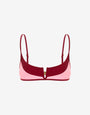 Top de bikini de lycra