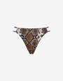 Printed Lycra swim bottoms