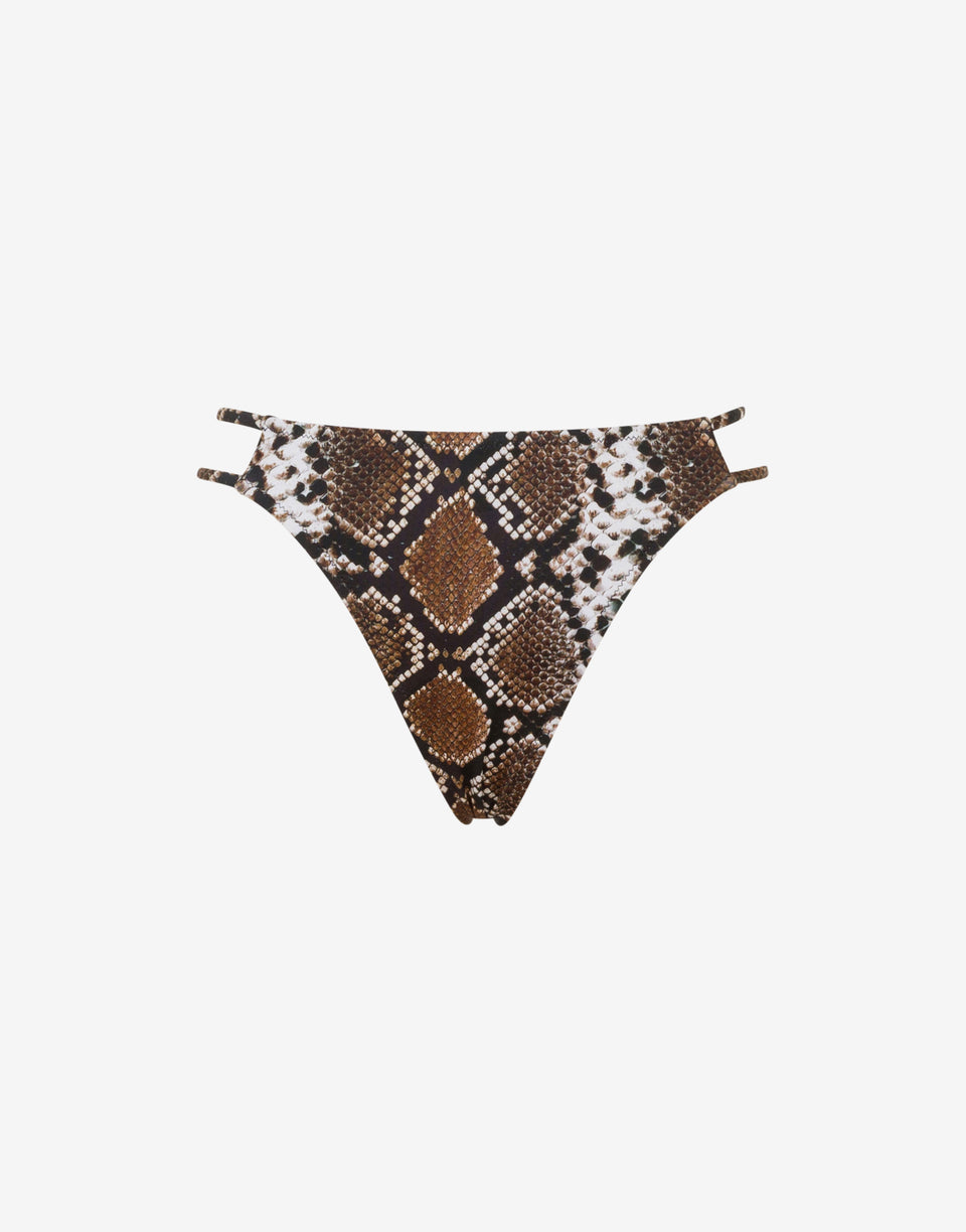 Printed Lycra swim bottoms Black Moschino 0