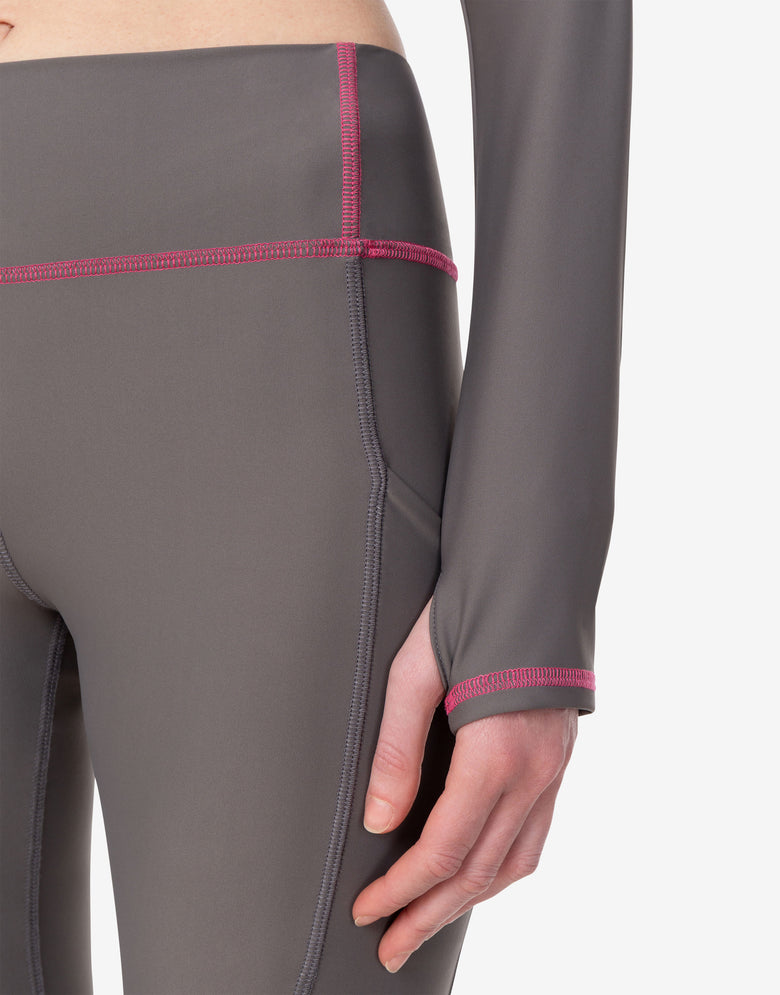 Sports top made of technical fabric Grey Moschino 4