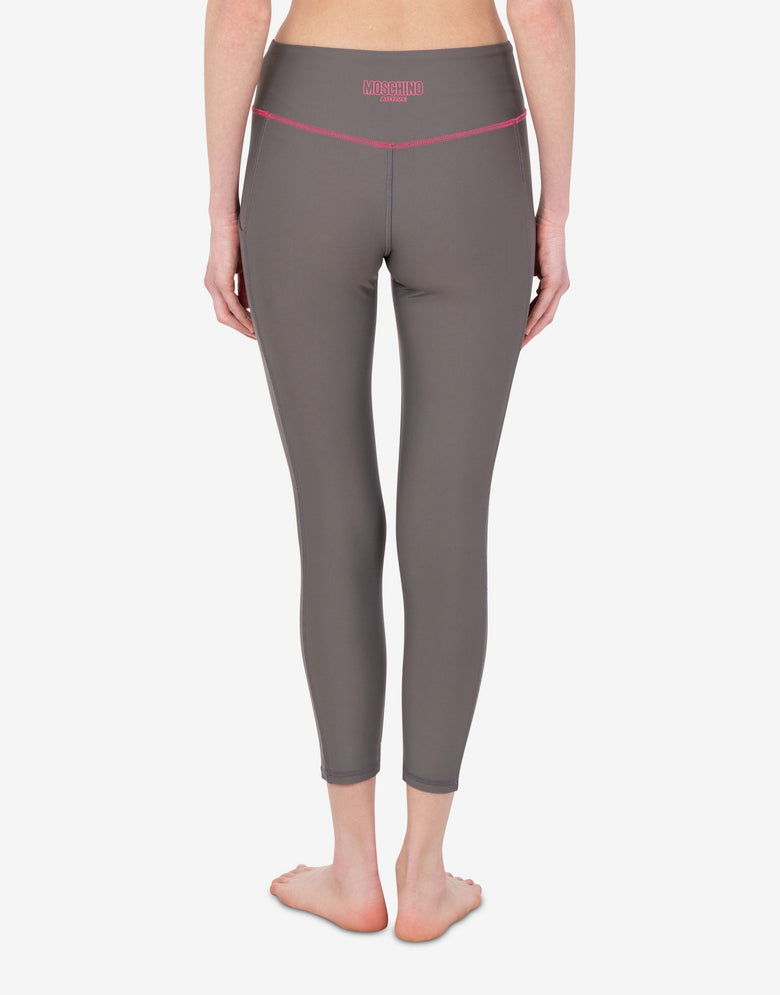 Lycra leggings Grey Moschino 2