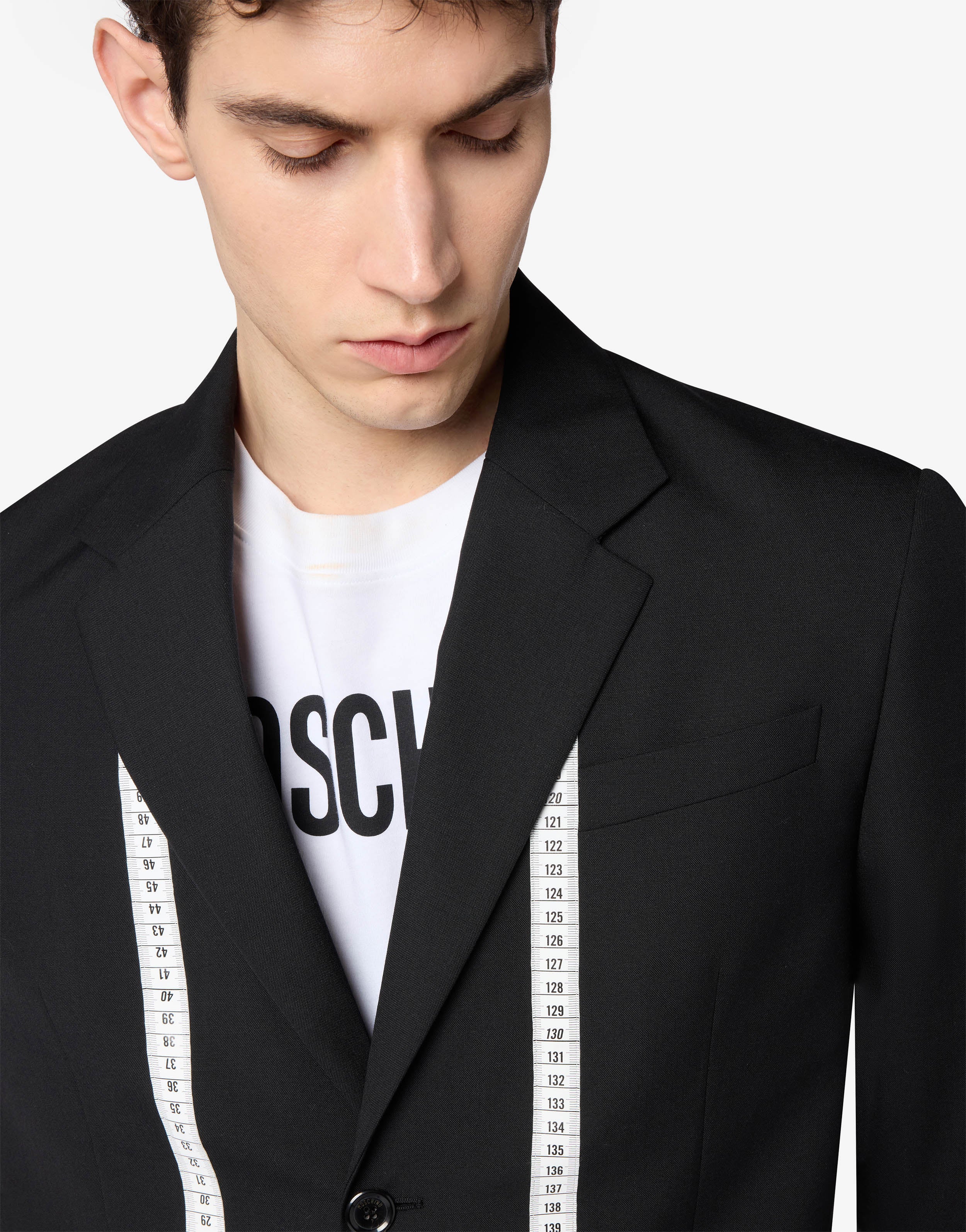 Printed wool jacket | Moschino