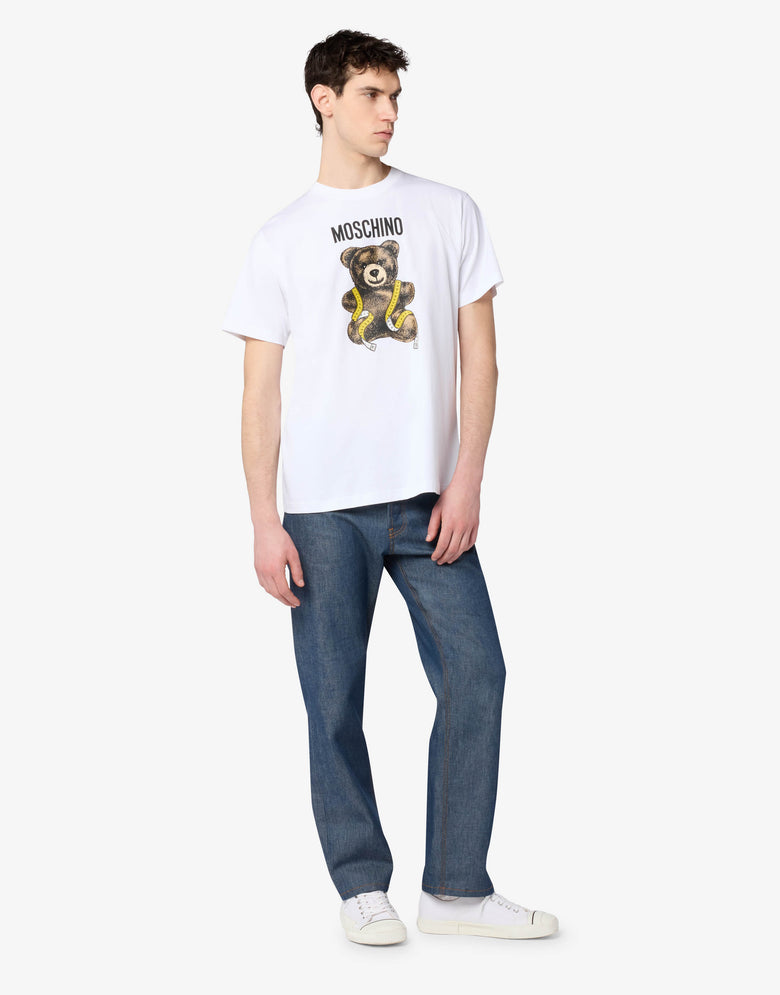 Moschino Teddy Bear Cotton Jersey T-shirt White Moschino 3