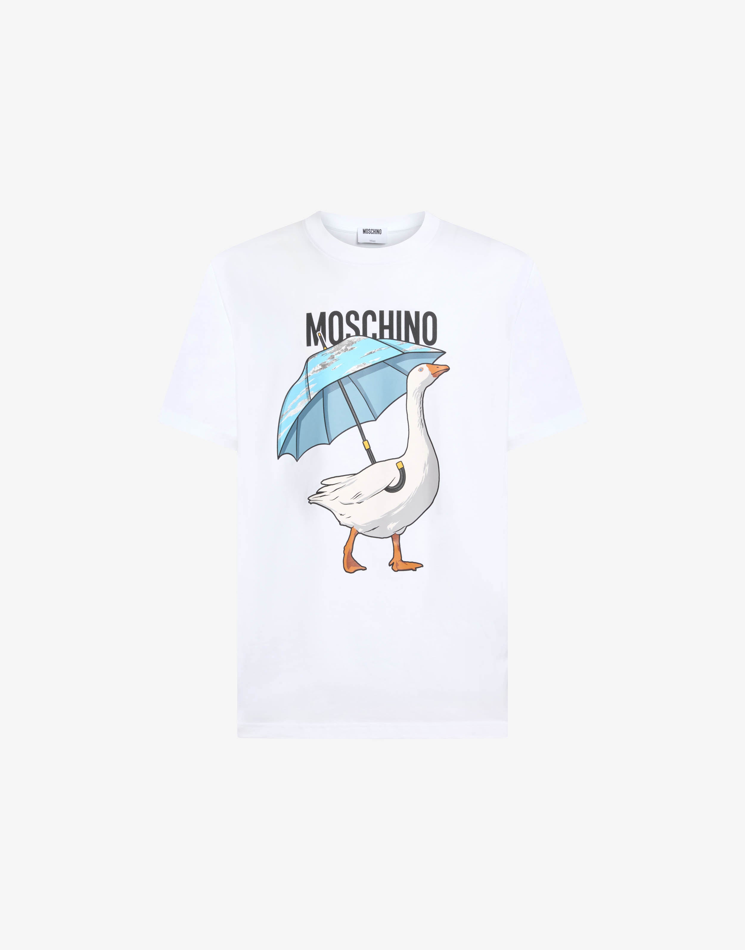 Goose Cotton Jersey T-Shirt | Moschino