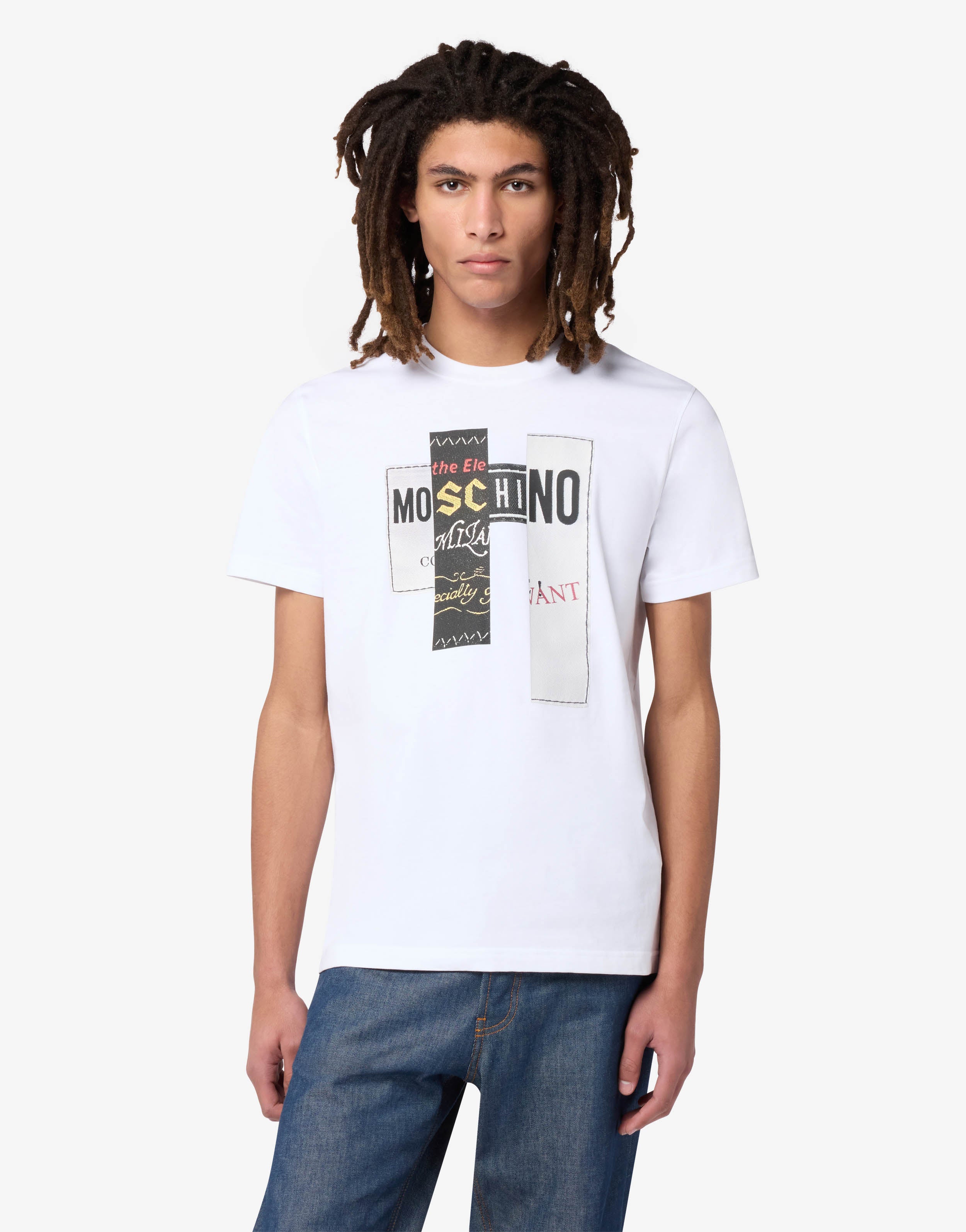 Printed cotton jersey T-shirt