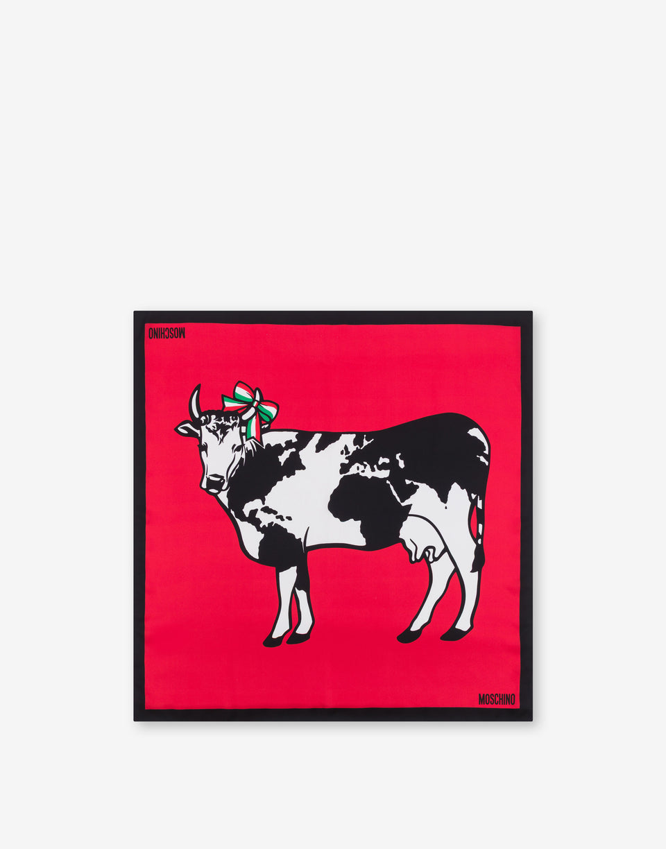 丝巾档案 红色 Moschino 0