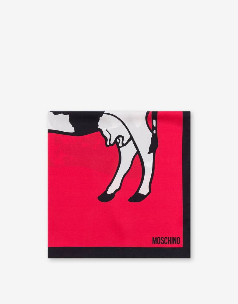 丝巾档案 红色 Moschino 1