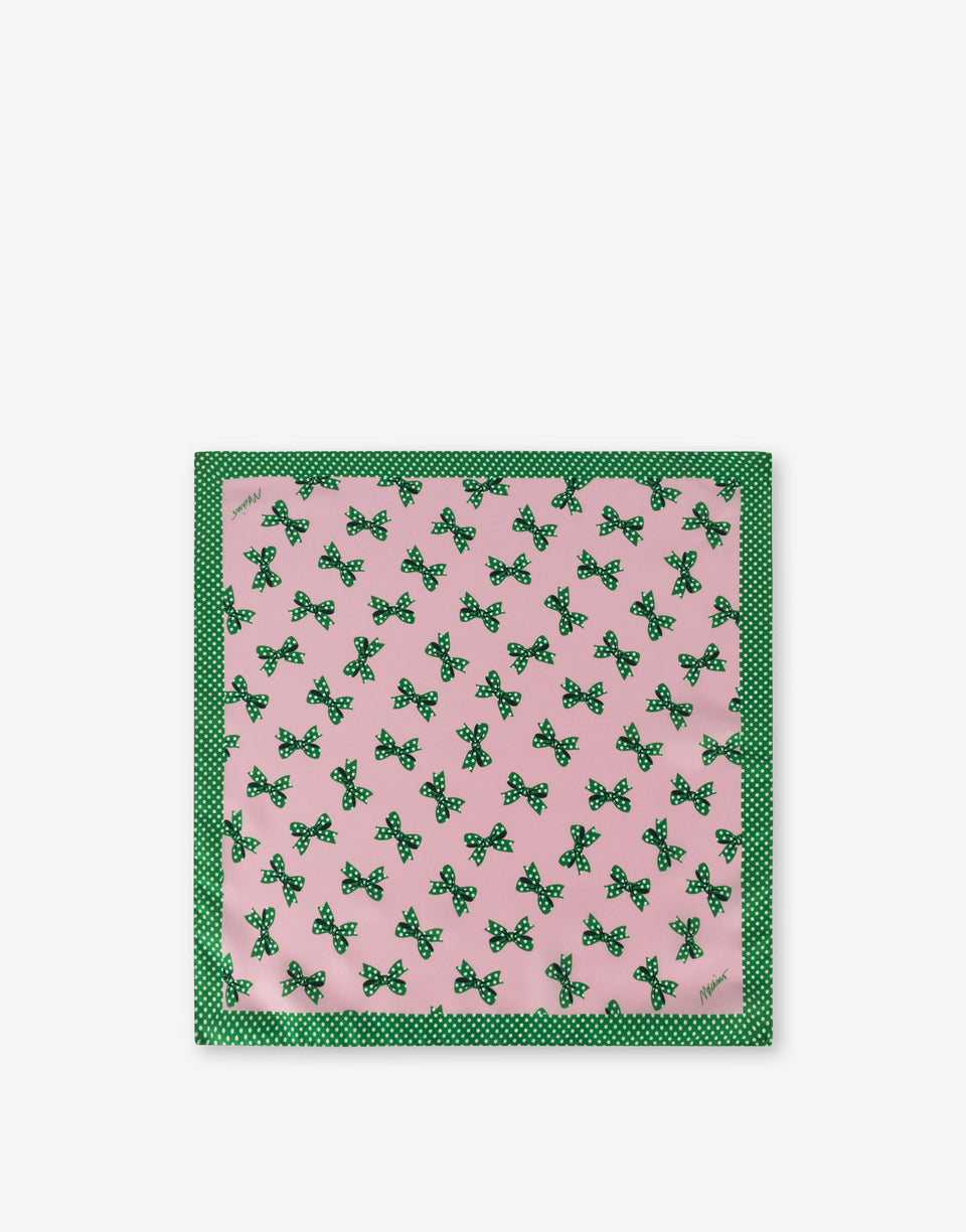 Pañuelo de seda  Green Moschino 0
