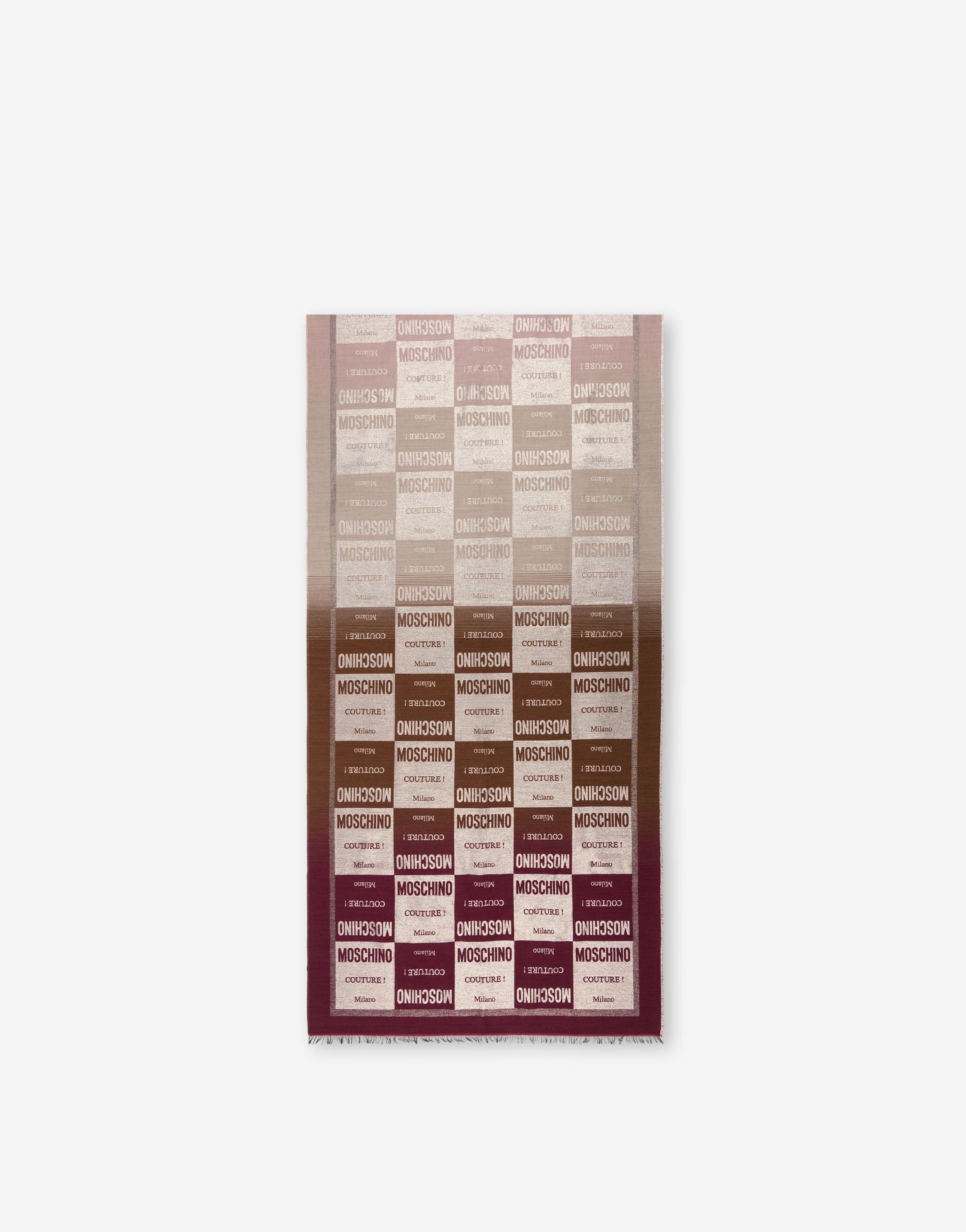 Wool blend jacquard scarf | Moschino