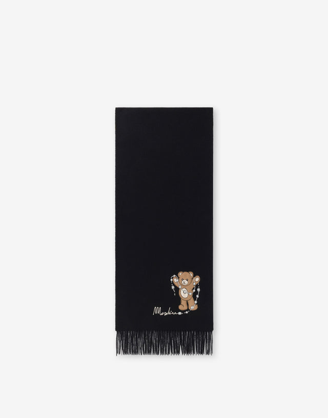 Bufanda Teddy Negro Moschino 0