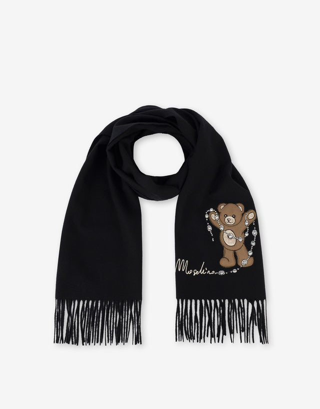 Bufanda Teddy Negro Moschino 1