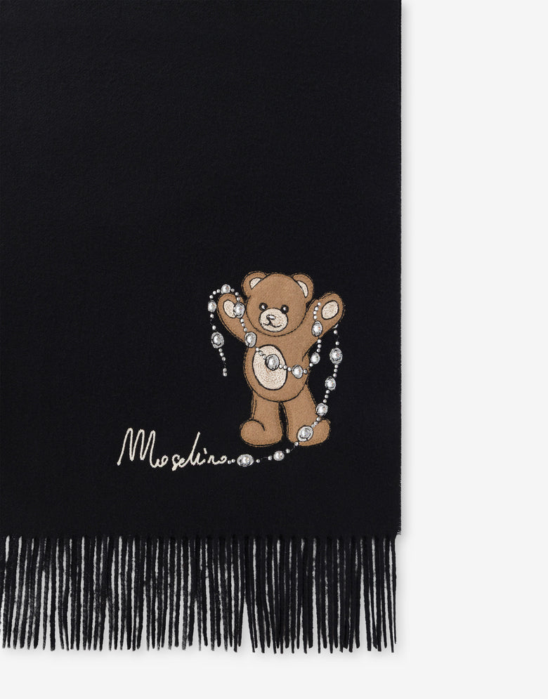 Bufanda Teddy Negro Moschino 2