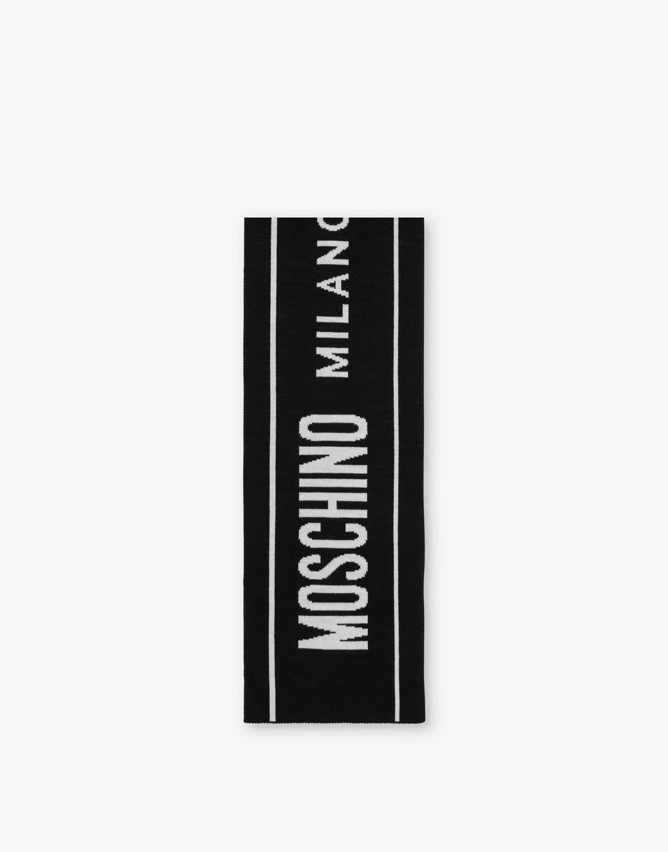 Bufanda Moschino Milano Negro Moschino 0