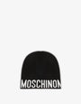 Gorro en mezcla de lana con logo