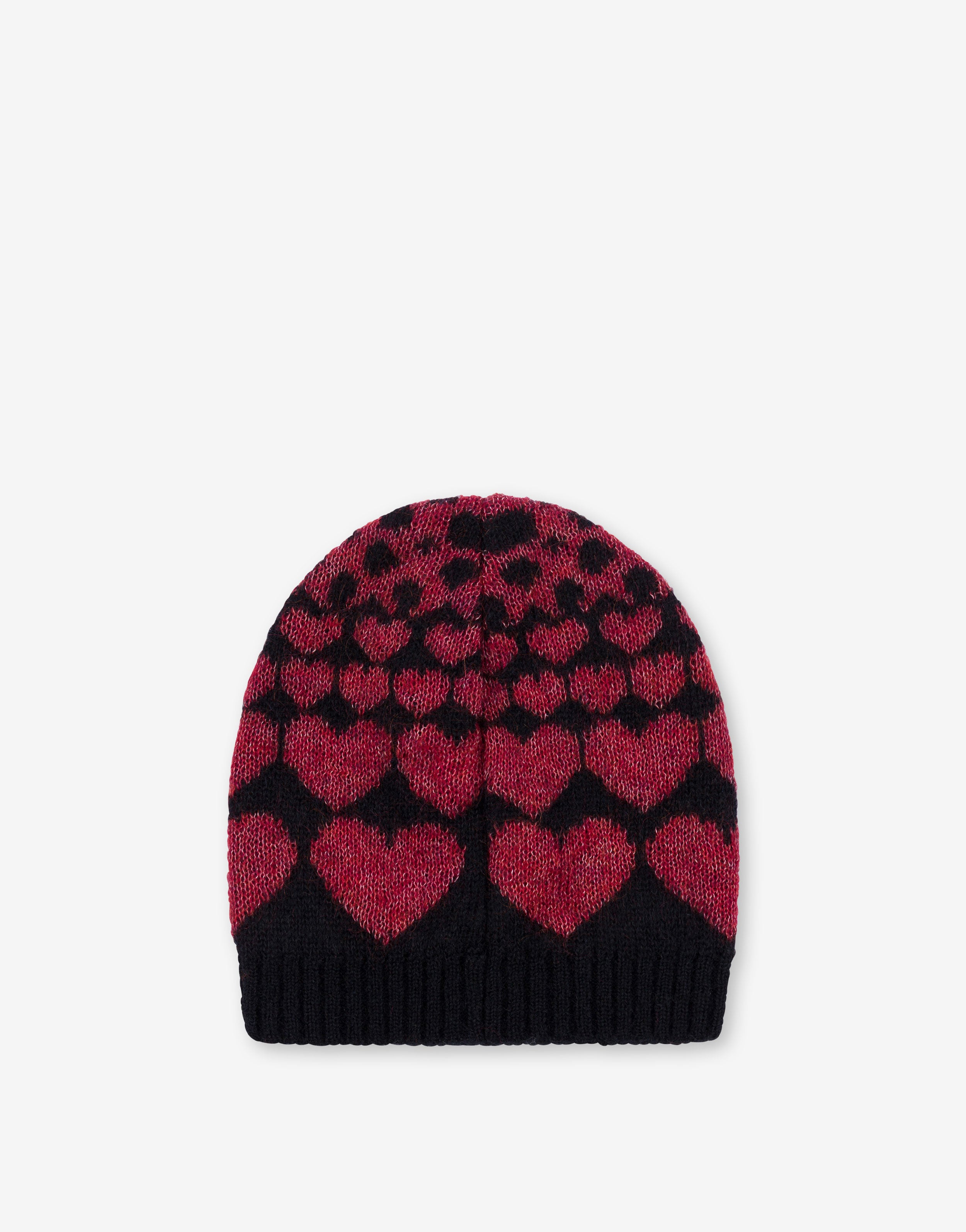 Inlaid mohair blend hat | Moschino