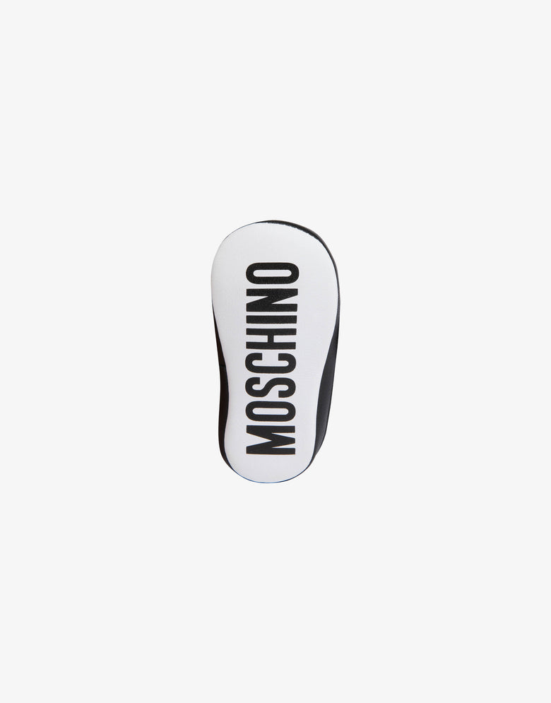 Zapatillas de piel Teddy Logo Blanco Moschino 3