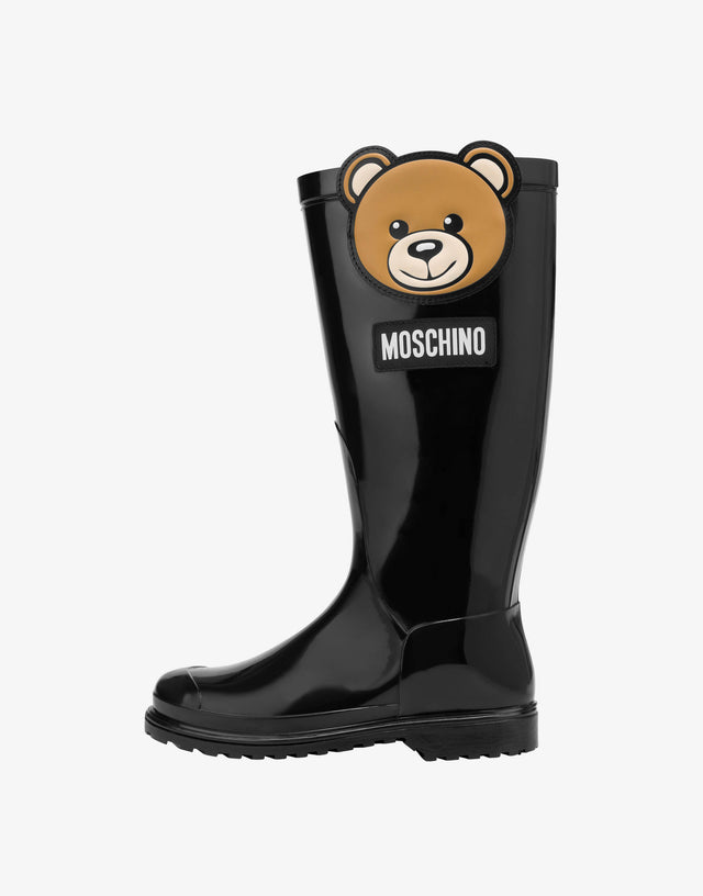 Stivali da pioggia Teddy Patch 黑色 Moschino 1