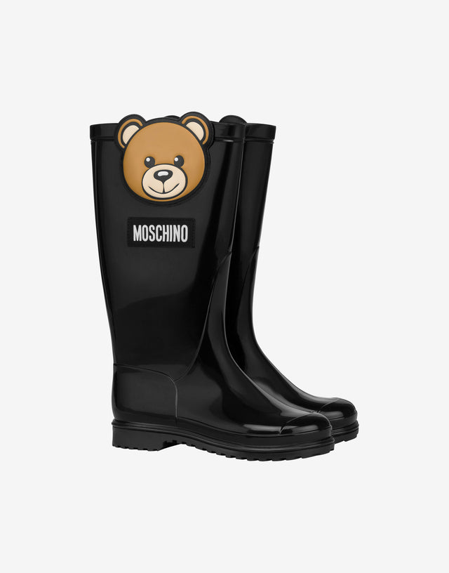 Rain boots Teddy Patch Black Moschino 0