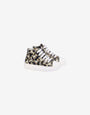 Moschino Teddy Bear Calf High Sneakers