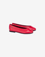 Goatskin ballet flats