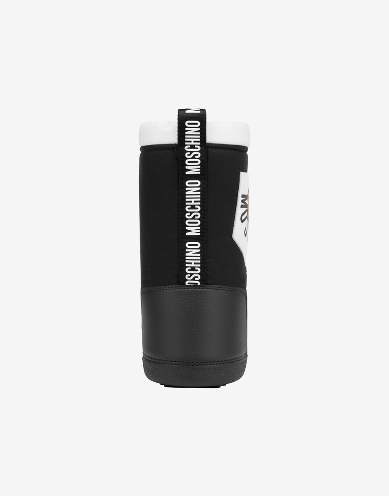 Moschino Teddy Bear Nylon Snow Boots Black Moschino 2
