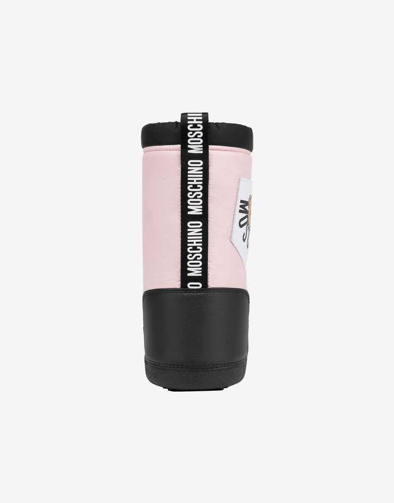 Botas de nieve Moschino Teddy Bear de nailon Pink Moschino 2