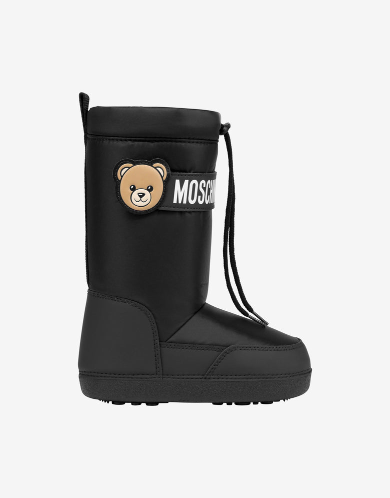 Botas de nieve Moschino Teddy Bear de nailon Negro Moschino 1