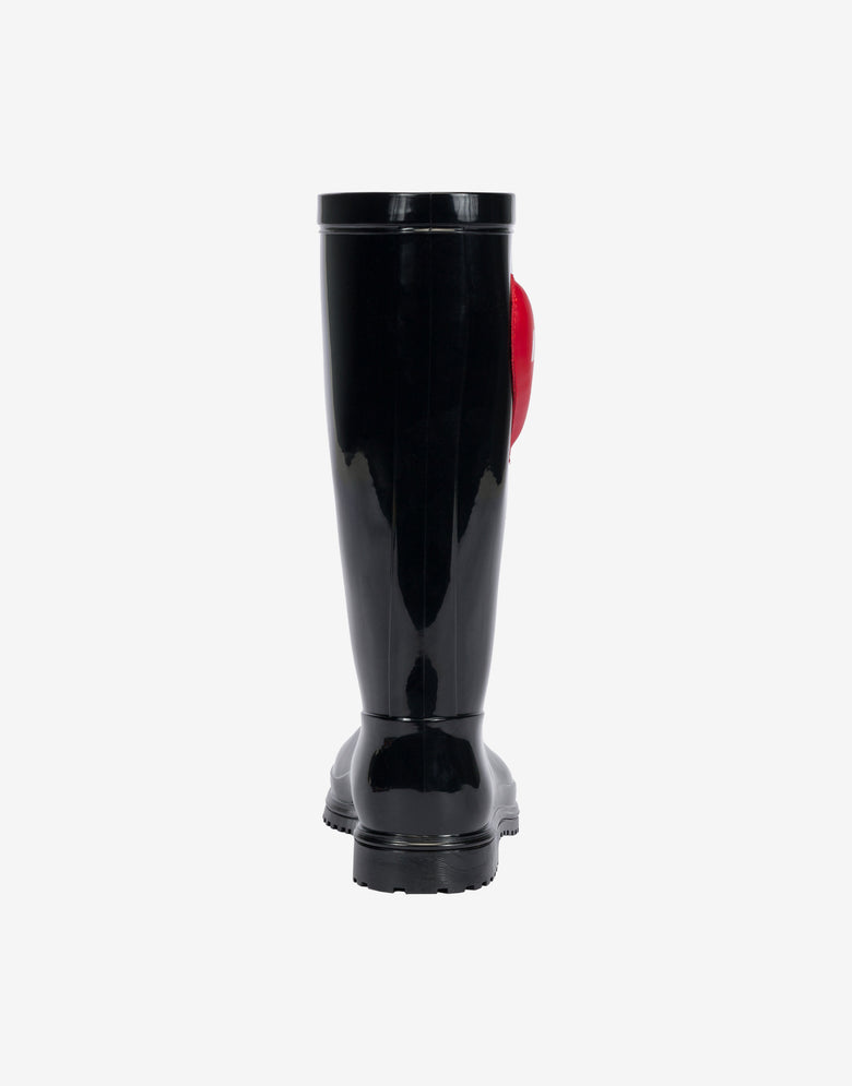 Botas de lluvia de PVC Negro Moschino 2