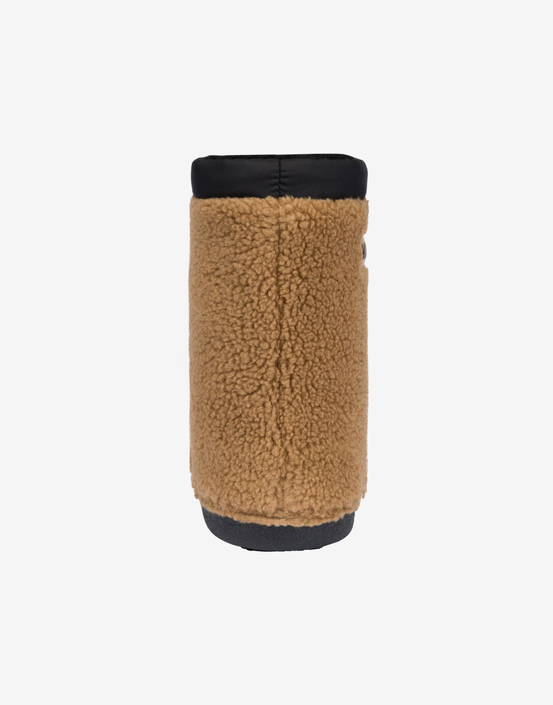 Botas de nieve de tejido suave Beige Moschino 2