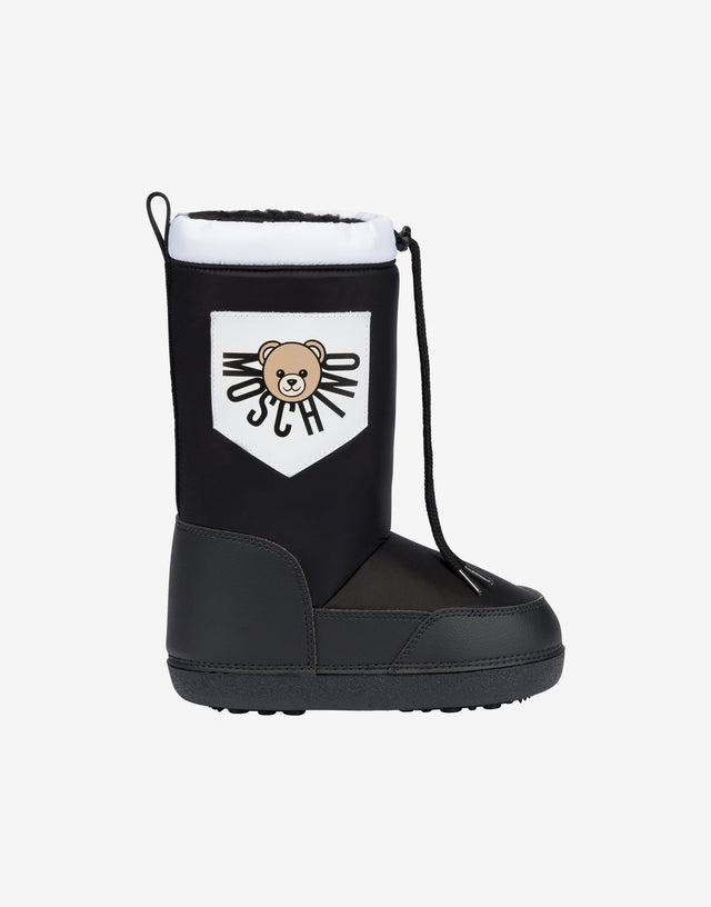 Botas de nieve de nailon Moschino Teddy Bear Blanco Moschino 1