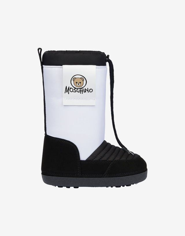 Botas de nieve de nailon Moschino Teddy Bear Blanco Moschino 1