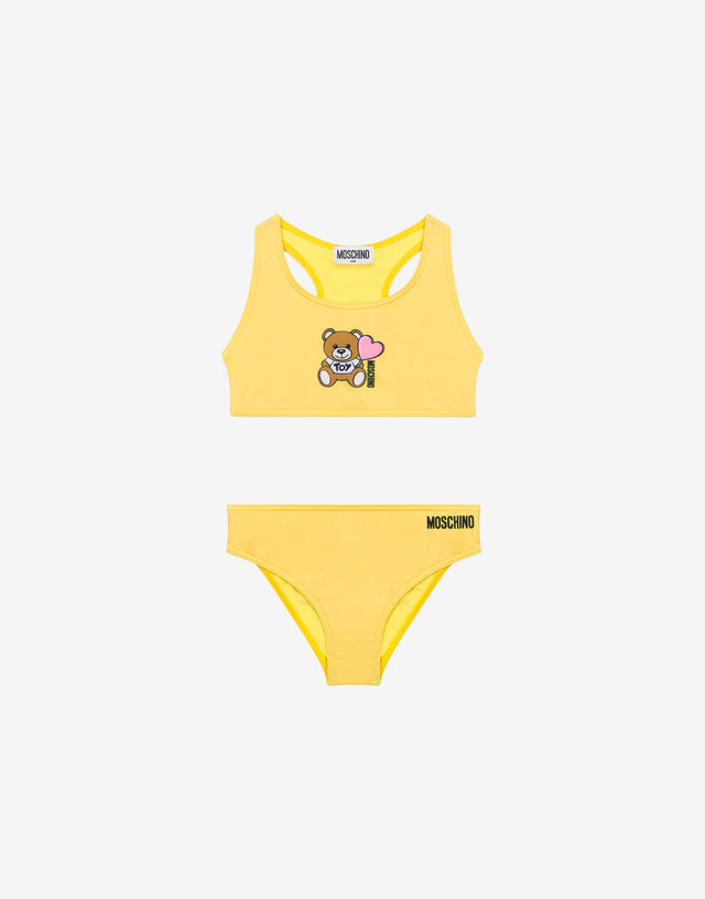 Lycra bikini Teddy Bear Yellow Moschino 0