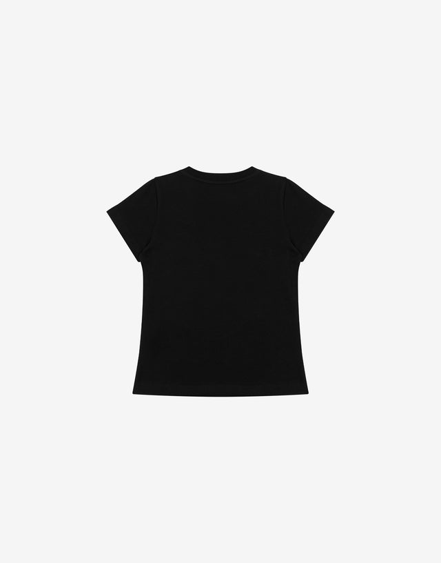 Jersey T-shirt Goose Black Moschino 1