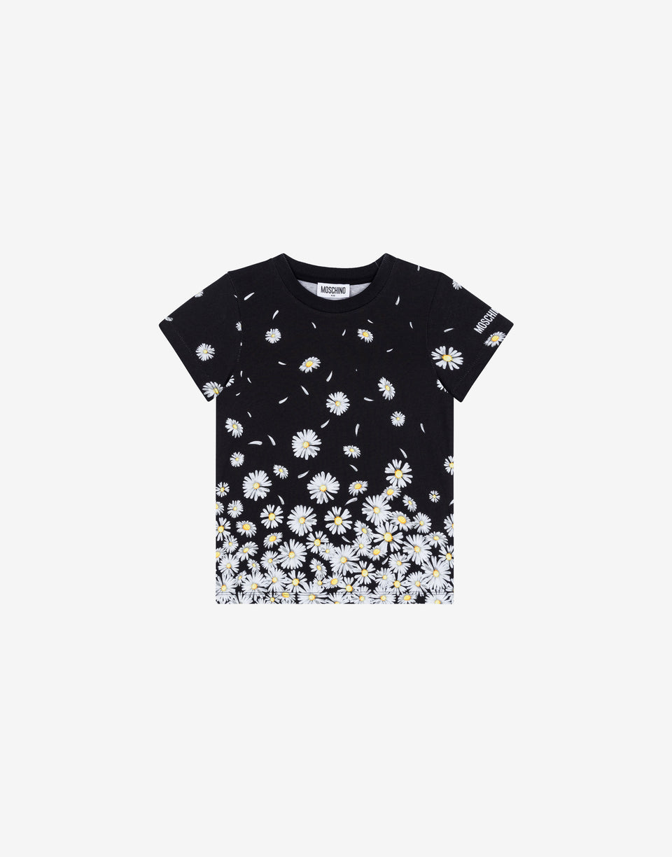 雏菊纯棉联体 T 恤 黑色 Moschino 0