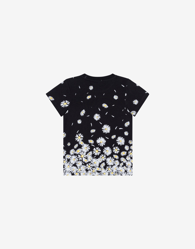 雏菊纯棉联体 T 恤 黑色 Moschino 1