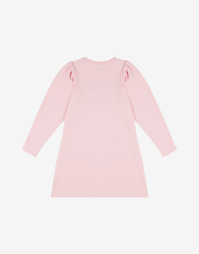 Moschino Vestido de punto de algodón Teddy Bear Rosa pastel Moschino 1