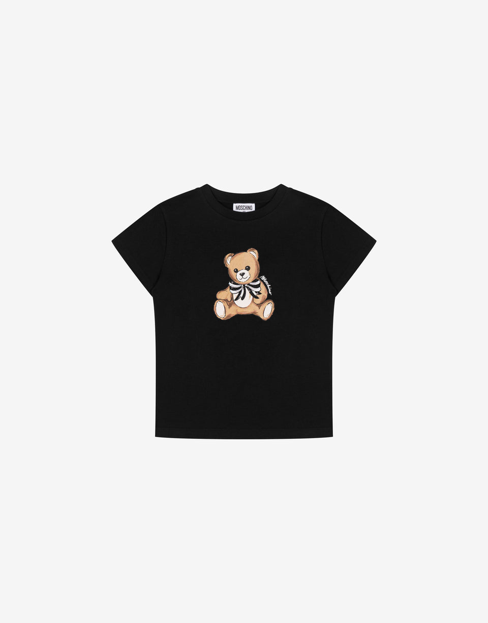 Camiseta Moschino Teddy Bear de punto de algodón Negro Moschino 0